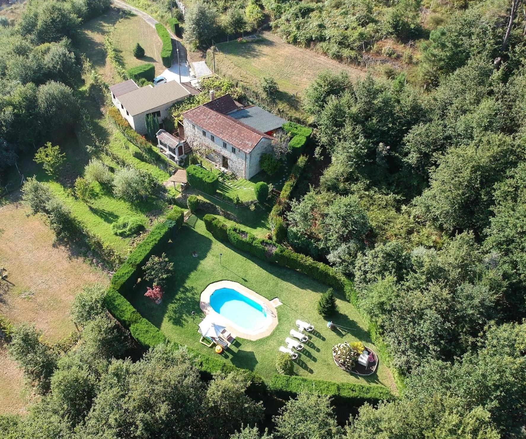 Casa Rural O Carballo Da Pedra La Caniza المظهر الخارجي الصورة